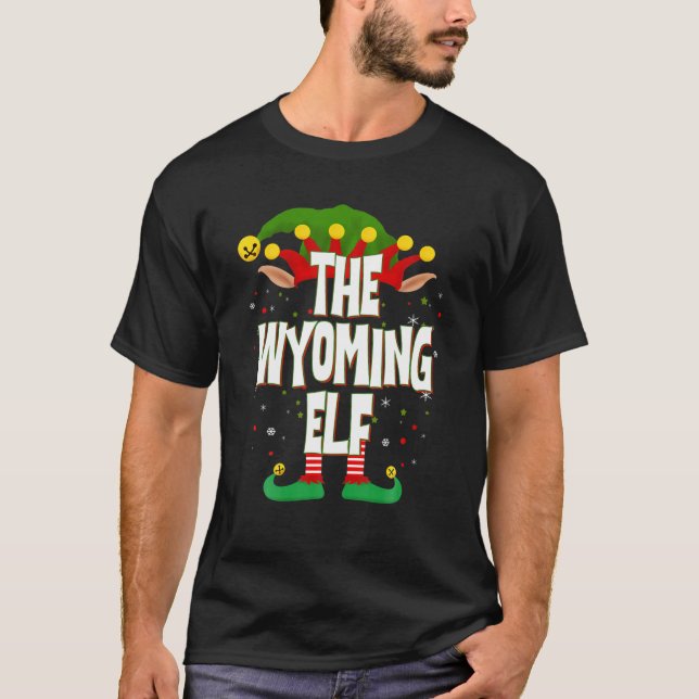Camiseta Elves Group The Wyoming Elf Christmas (Frente)