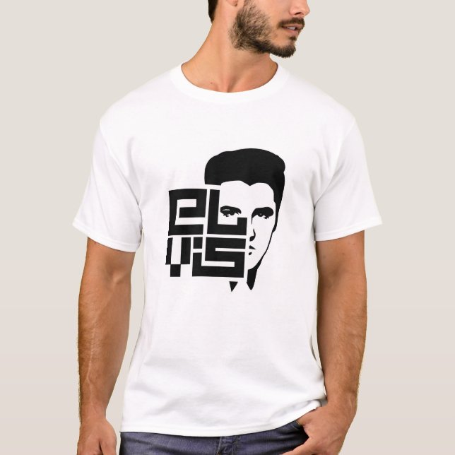 Camiseta Elvis Logo Cuadrado (Frente)