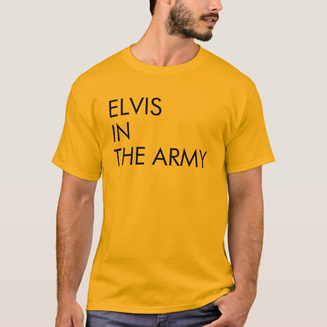 Camiseta Elvis no Exército (Frente)