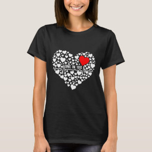 Camiseta Em 100 Doenças Cardíacas Congênitas Guerreiras Inf