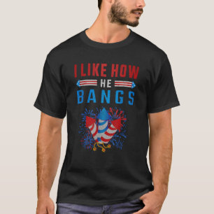 Camiseta Em 4 De Julho Eu Gosto De Como Ele Bata A Vintagem