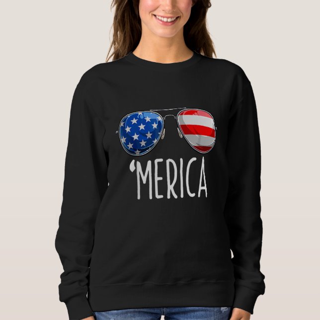 Camiseta Em 4 De Julho Merica Sunvidles Todos Os Eua Fla (Frente)