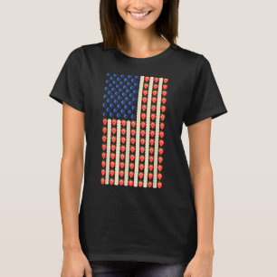 Camiseta Em 4 De Julho, Strawberry Jello Usa Flag Cake Men