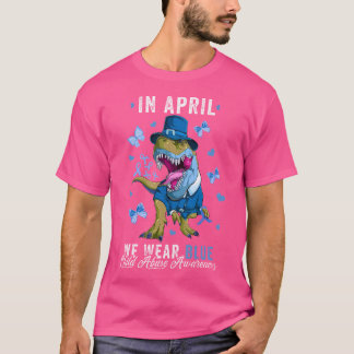 Camiseta Em abril, Vestimos a prevenção de maus-tratos infa
