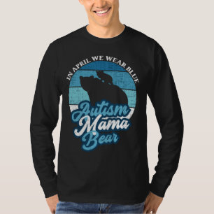 Camiseta Em abril Vestimos Autismo Azul Autismo Autismo Aut