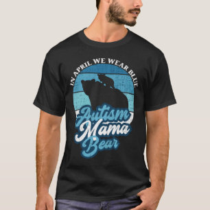 Camiseta Em abril Vestimos Autismo Azul Autismo Autismo Aut