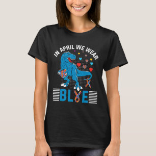 Camiseta Em Abril, Vestimos Azul Para Sensibilização Autist