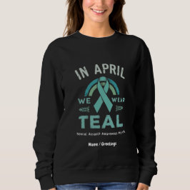Camiseta Em abril, Vestimos o Teal - Sensibilização para o 