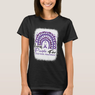 Camiseta Em agosto Vestimos Awarenes de Sobredosagem do Arc