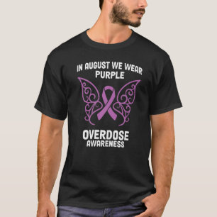 Camiseta Em agosto, Vestimos o Mês de Sensibilização para a