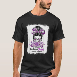 Camiseta Em agosto, Vestimos Sobredosagem de Arma Roxa