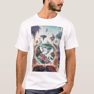 Camiseta Em algum lugar lá fora - Não faz fé