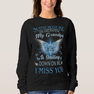 Camiseta Em Algum Lugar No Céu Meu Avô Está Sorrindo