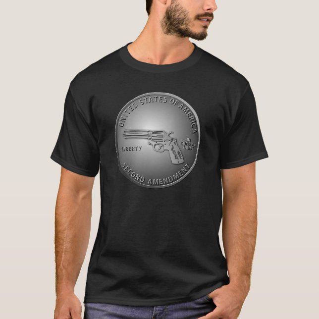 Camiseta Em Armas Confiamos - Alteração segundo (Frente)
