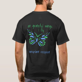 Camiseta Em Asas Gratas Eu Voo - Transplante Personalizado