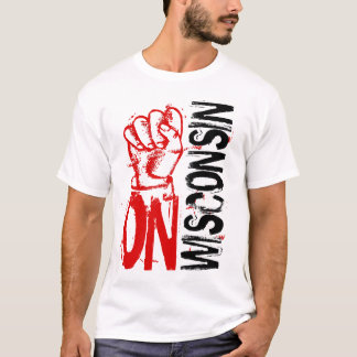 CAMISETA EM ASSOCIAÇÕES DE TRABALHADORES DE WISCONSIN