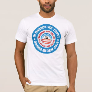 Camiseta Em Barack nós confiamos
