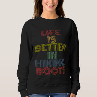 Camiseta Em Botas de caminhada acampamento montanhas retrô