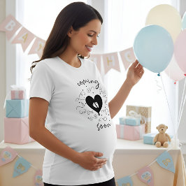 Camiseta em breve a mãe vai estar