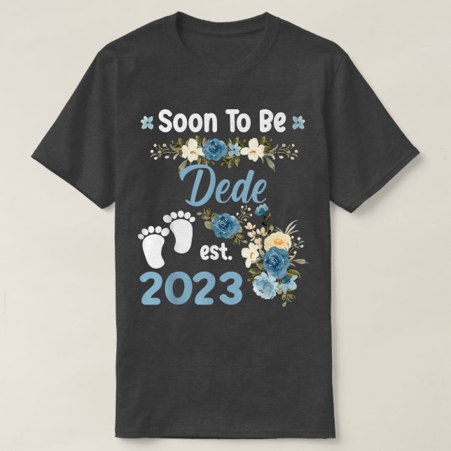 Camiseta Em Breve Dede Do Anúncio De Gravidez No Final De 2 (Frente do Design)