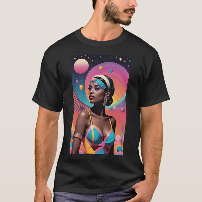 Camiseta Em breve para os Horizons Faraway e os Céus Estran (Frente)