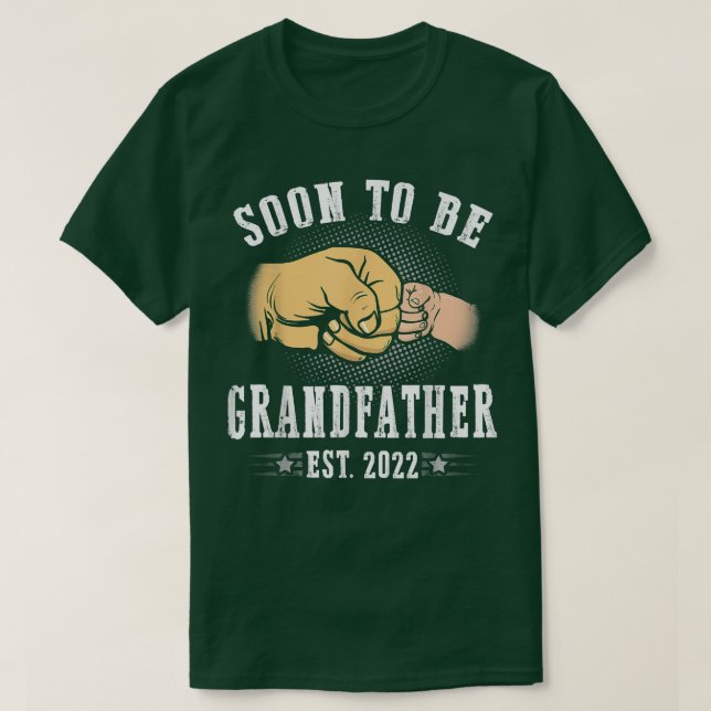 Camiseta Em Breve, Ser Avô Est (Frente do Design)
