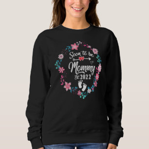 Camiseta Em Breve Ser Mamãe 2022 A Primeira Vez Que A Mãe E