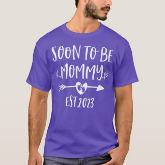 Camiseta Em Breve Ser Mamãe No Final De 2023 Anúncio De Gra