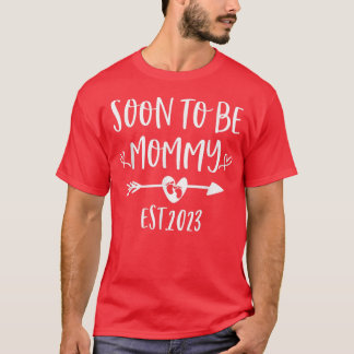 Camiseta Em Breve Ser Mamãe No Final De 2023 Anúncio De Gra