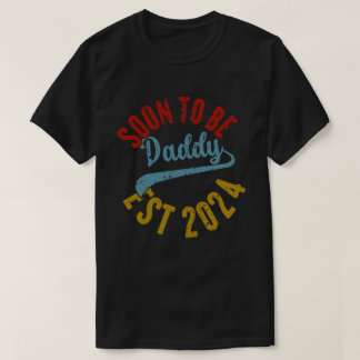 Camiseta Em Breve Ser Pai 2024 Dia de os pais Do Est 2024 P