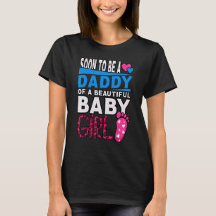 Camiseta Em Breve Ser Pai De Um Belo Sexo De Bebê