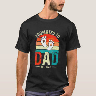 Camiseta Em Breve Ser Pai Pais Do Novo papai De Vintage, No