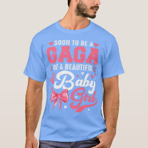 Camiseta Em Breve Ser Uma Gaga De Um Belo Sexo De Bebê