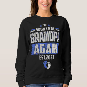 Camiseta Em Breve Ser Vovô Novamente Dia de os pais 2023