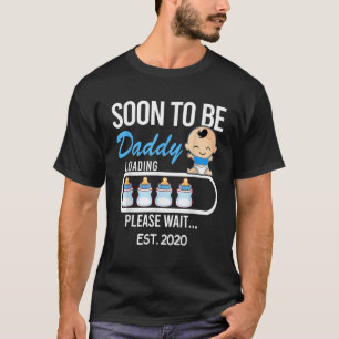 Camiseta Em breve será Pai EST 2020 2019 It A Boy Mens Firs