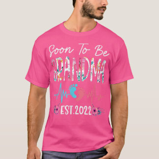 Camiseta Em breve será vovó no último ano de 2022