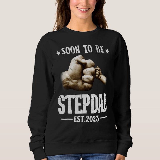 Camiseta Em Breve, Stepdad 2023 Anúncio De Gravidez (Frente)