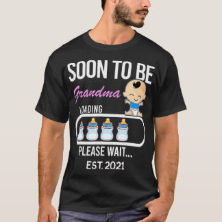 Camiseta Em Breve, Vovó EST 2021 2020 Presente Tee Engraçad