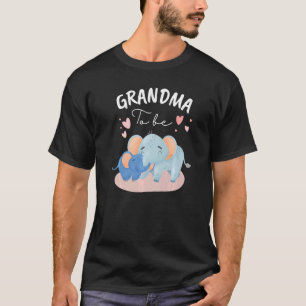 Camiseta Em Breve Vovó Para Serem Elefantes Chá de fraldas 