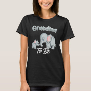 Camiseta Em Breve Vovó Para Serem Elefantes Para O Gênero C