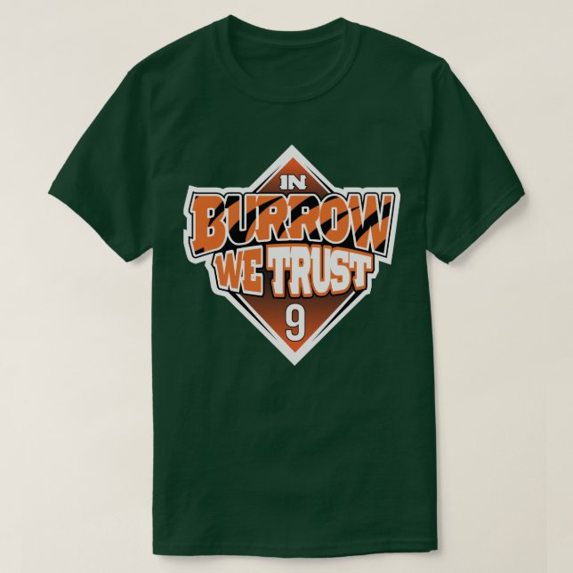 Camiseta Em Burrow, Confiamos (Frente do Design)