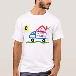 Camiseta Em casa na estrada