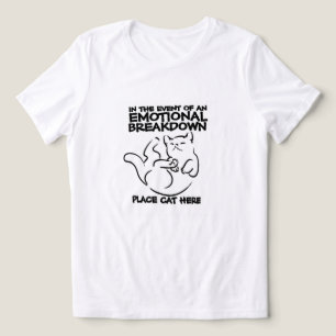 CAMISETA EM CASO DE REPARTIÇÃO EMOCIONAL