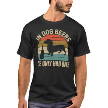 Em Cerveja de Cachorro Roupas de Cerveja Engraçada