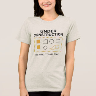 Camiseta Em Construção - Seja gentil