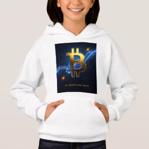 Camiseta Em Criptomoedas Confiamos Kids Camisola Bitcoin