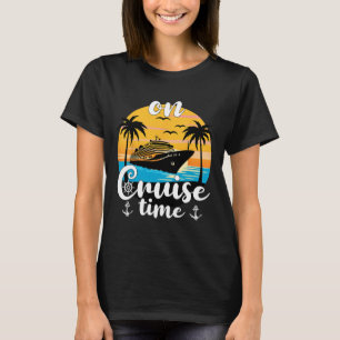 Camiseta Em Cruise Time Beach Summer Vacching Fami