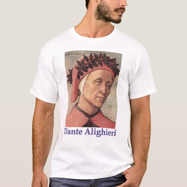 Camiseta em Dante e sua sabedoria (Frente)