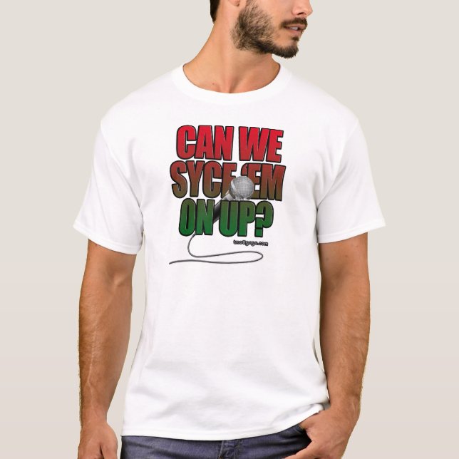 Camiseta Em de Syce em ascendente (luz) (Frente)
