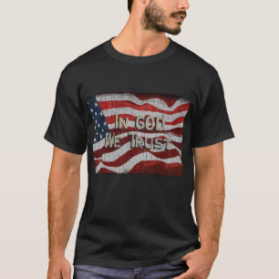 Camiseta Em Deus, Confiamos na bandeira Conselho Americana